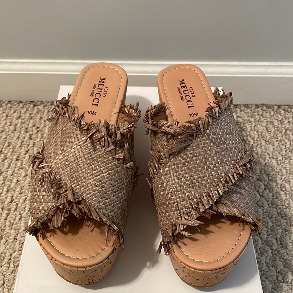 Sesto Meucci Straw Platforms